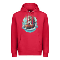 Cardinal happy santa Premium Hoodie - Unal Design