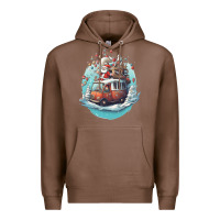 Chestnut happy santa Premium Hoodie - Unal Design