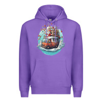 Happy Santa Premium Hoodie | Teevron