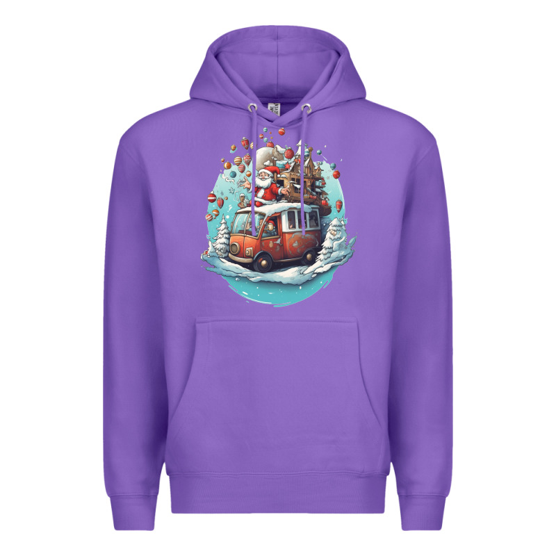Happy Santa Premium Hoodie by Unal Design | Teevron