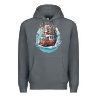 Rock happy santa Premium Hoodie - Unal Design