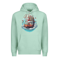 Seafoam happy santa Premium Hoodie - Unal Design