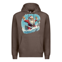 Coffee happy santa Premium Hoodie - Unal Design