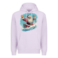 Lilac happy santa Premium Hoodie - Unal Design