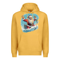 Mustard happy santa Premium Hoodie - Unal Design