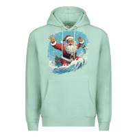 Seafoam happy santa Premium Hoodie - Unal Design