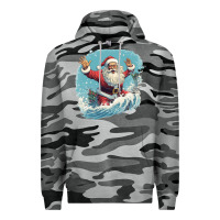 Slate Camo happy santa Premium Hoodie - Unal Design
