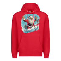 Red happy santa Premium Hoodie - Unal Design