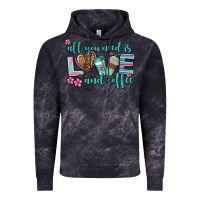 Cloud Black all you need is love and coffee Vintage Hoodie - AdoDesignShop