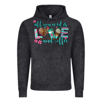 Vintage Black all you need is love and coffee Vintage Hoodie - AdoDesignShop