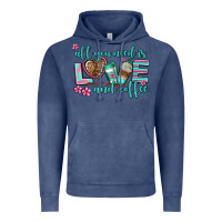 Vintage Denim all you need is love and coffee Vintage Hoodie - AdoDesignShop