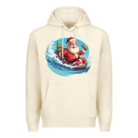 Sandshell surf happy santa Premium Hoodie - Unal Design