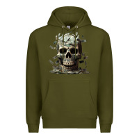 Army Green bad money Premium Hoodie - Unal Design