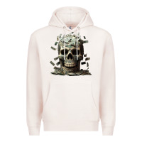 Pale Pink bad money Premium Hoodie - Unal Design
