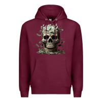 Burgundy bad money Premium Hoodie - Unal Design