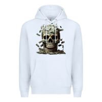 White bad money Premium Hoodie - Unal Design