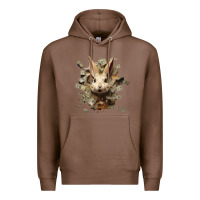 Chestnut bad rabbit Premium Hoodie - Unal Design