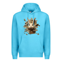 Ocean Blue bad rabbit Premium Hoodie - Unal Design
