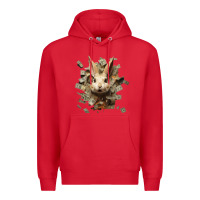 Red bad rabbit Premium Hoodie - Unal Design