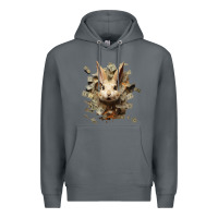 Rock bad rabbit Premium Hoodie - Unal Design