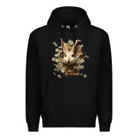 Black bad rabbit Premium Hoodie - Unal Design