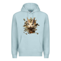 Blue Mist bad rabbit Premium Hoodie - Unal Design