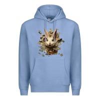 Colony Blue bad rabbit Premium Hoodie - Unal Design
