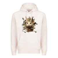 Pale Pink bad rabbit Premium Hoodie - Unal Design