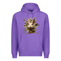 Purple bad rabbit Premium Hoodie - Unal Design