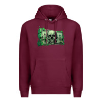 Burgundy money Premium Hoodie - Unal Design