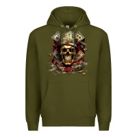 Army Green bad money Premium Hoodie - Unal Design