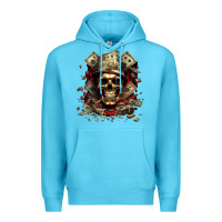 Ocean Blue bad money Premium Hoodie - Unal Design