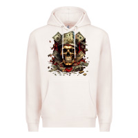 Pale Pink bad money Premium Hoodie - Unal Design