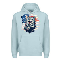 Blue Mist cat1 Premium Hoodie - Unal Design