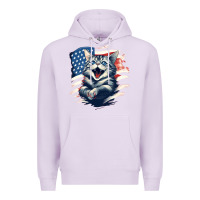 Lilac cat1 Premium Hoodie - Unal Design