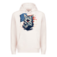 Pale Pink cat1 Premium Hoodie - Unal Design