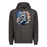 Smoke cat1 Premium Hoodie - Unal Design