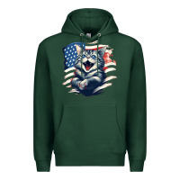 Sports Green cat1 Premium Hoodie - Unal Design