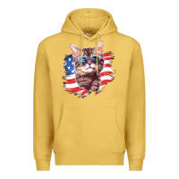 Antique Gold cat2 Premium Hoodie - Unal Design