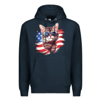 Navy cat2 Premium Hoodie - Unal Design