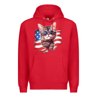 Red cat2 Premium Hoodie - Unal Design