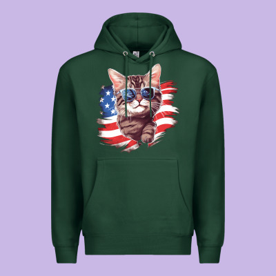Cat2 Premium Hoodie Designed By Unal Design