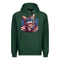 Sports Green cat4 Premium Hoodie - Unal Design