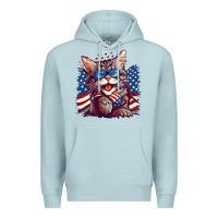 Blue Mist cat4 Premium Hoodie - Unal Design