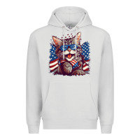Dove Grey cat4 Premium Hoodie - Unal Design