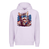 Lilac cat4 Premium Hoodie - Unal Design