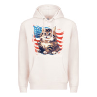 Pale Pink cat3 Premium Hoodie - Unal Design