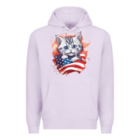 Lilac cat6 Premium Hoodie - Unal Design