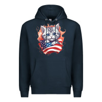 Navy cat6 Premium Hoodie - Unal Design