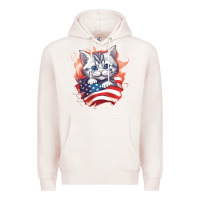 Pale Pink cat6 Premium Hoodie - Unal Design